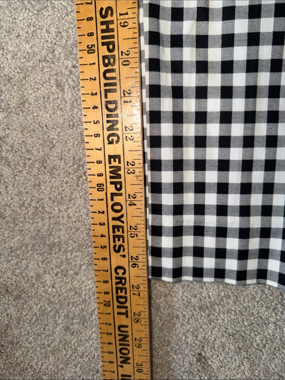 Banana Republic Navy Gingham Ryan Fit Pants size 4P - Picture 8 of 10